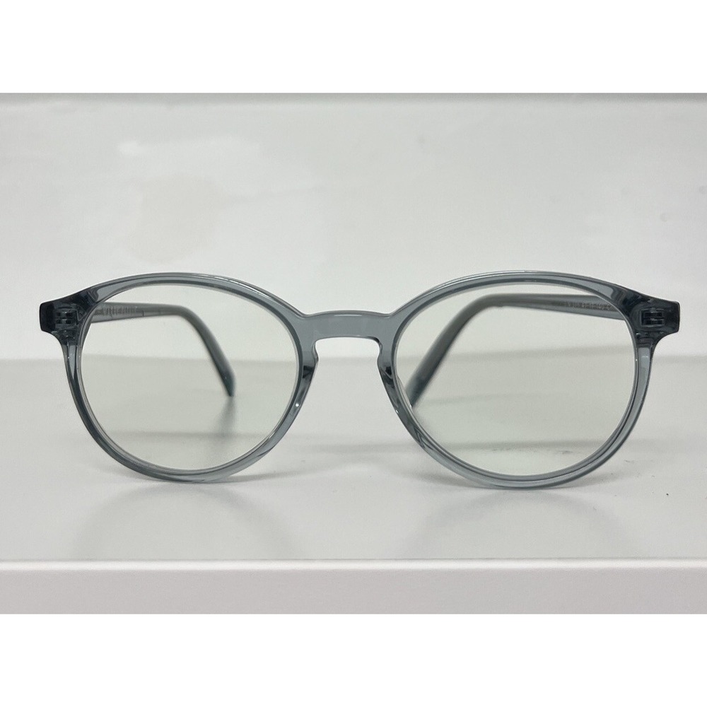 Warby Parker Round Glasses Frames Grey Translucent Eyeglasses
